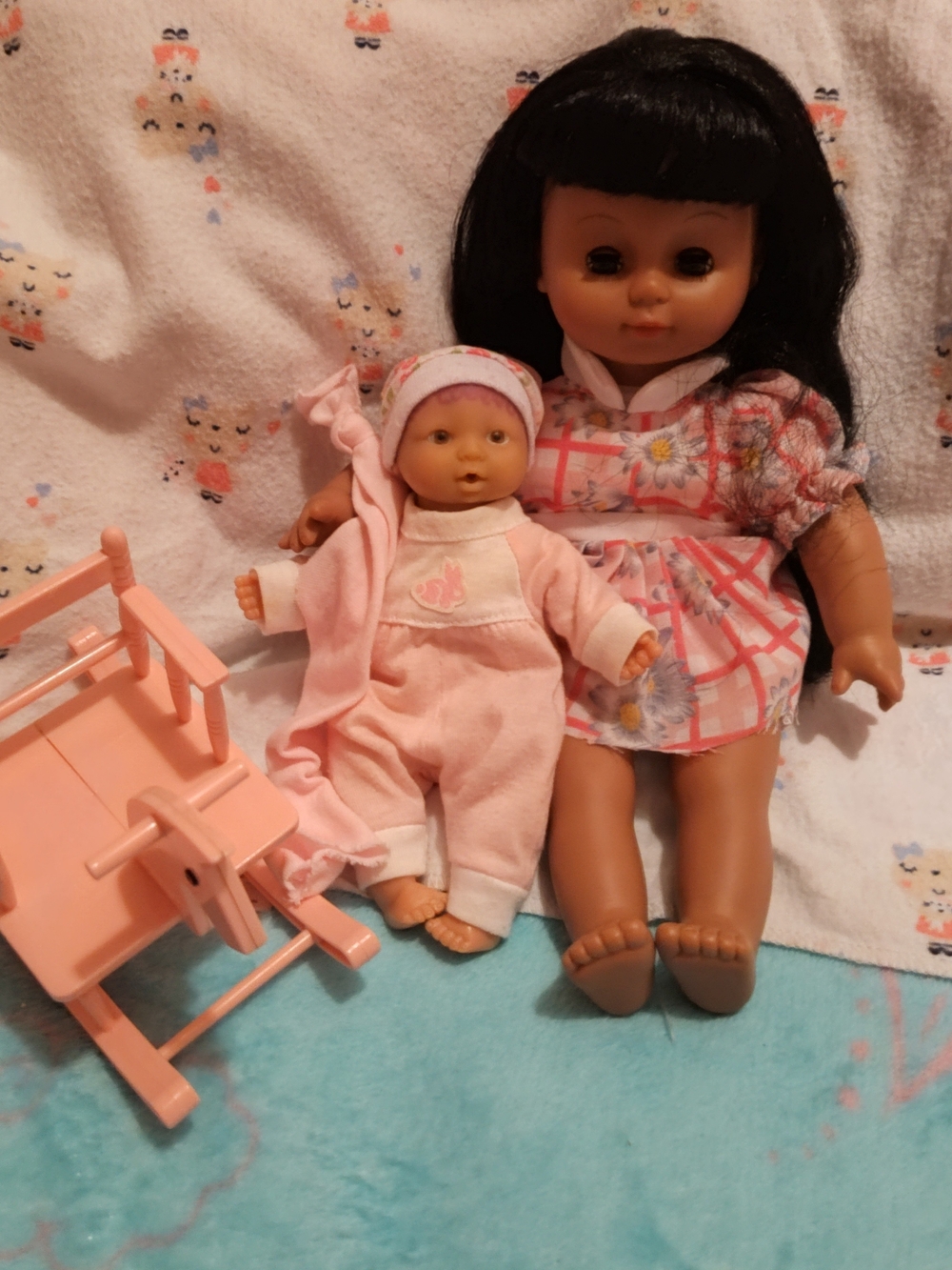 Two-Piece Kids Doll Set in Pink — Baby and Toddler Dolls